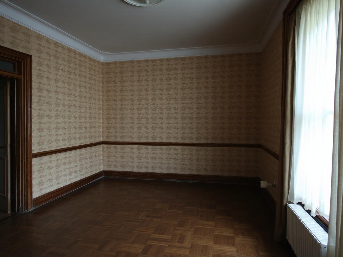 Le séjour avant les travaux de rénovation
